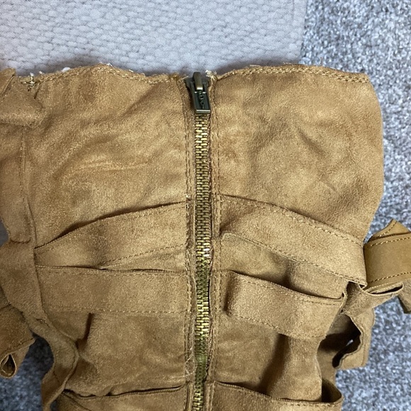 ROXY Tomahawk Women’s Suede Boots Mid Calf Zipper Flat Lined sz 8.5 NEW - Picture 4 of 10